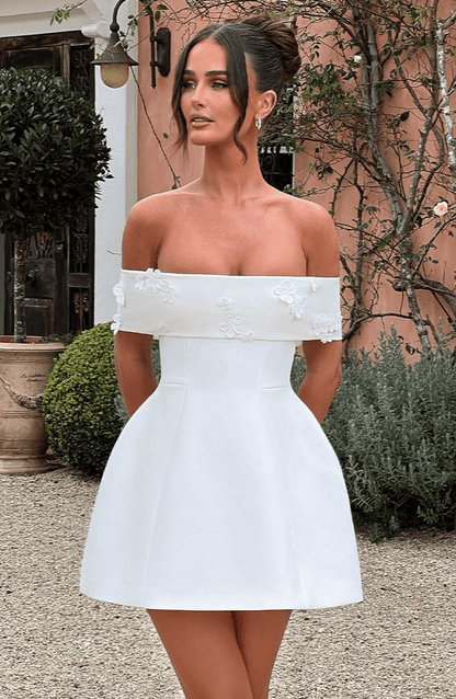 Sophia Ivory Mini Sundress - Perfect Summer Style