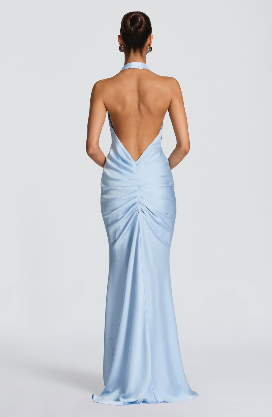 Sophia Maxi Summer Dress in Glacier Blue