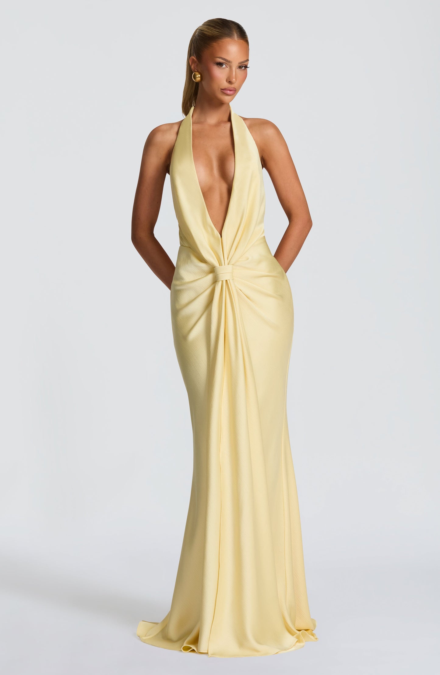 Chloe Lemon Maxi Summer Dress