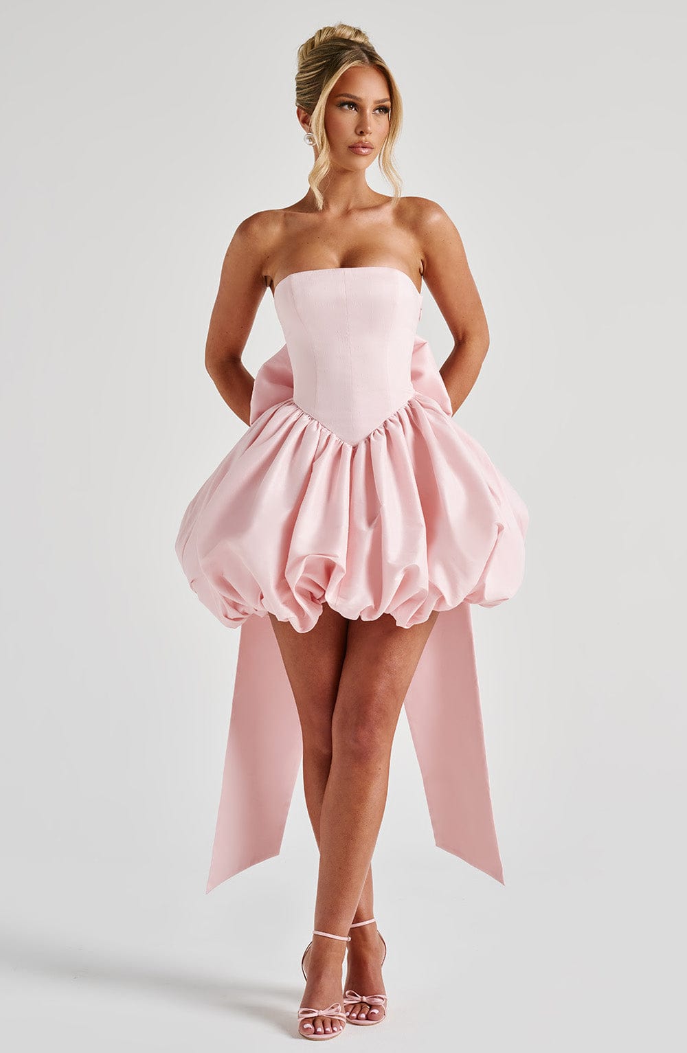 Blush Lotus Mini Dress in XS - image 7