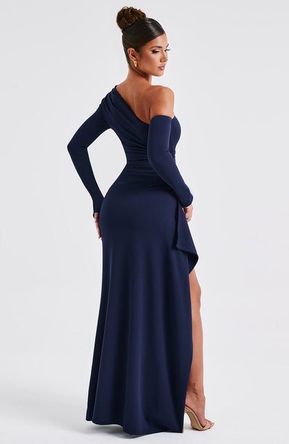 Luvrefashion | Abrielle Navy Maxi Dress in XS - image 8