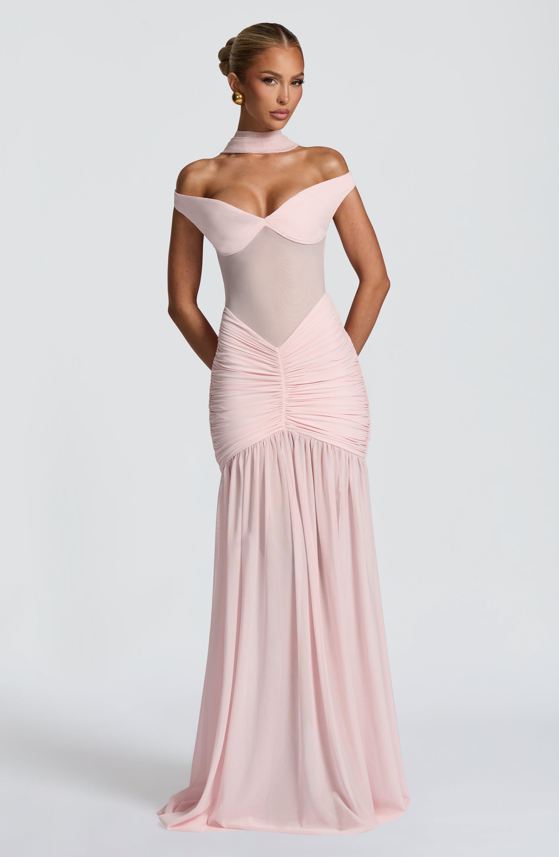 Luvrefashion | Alaia Blush Maxi Dress in XS - image 10