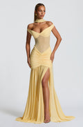 Alaia Lemon Maxi Dress