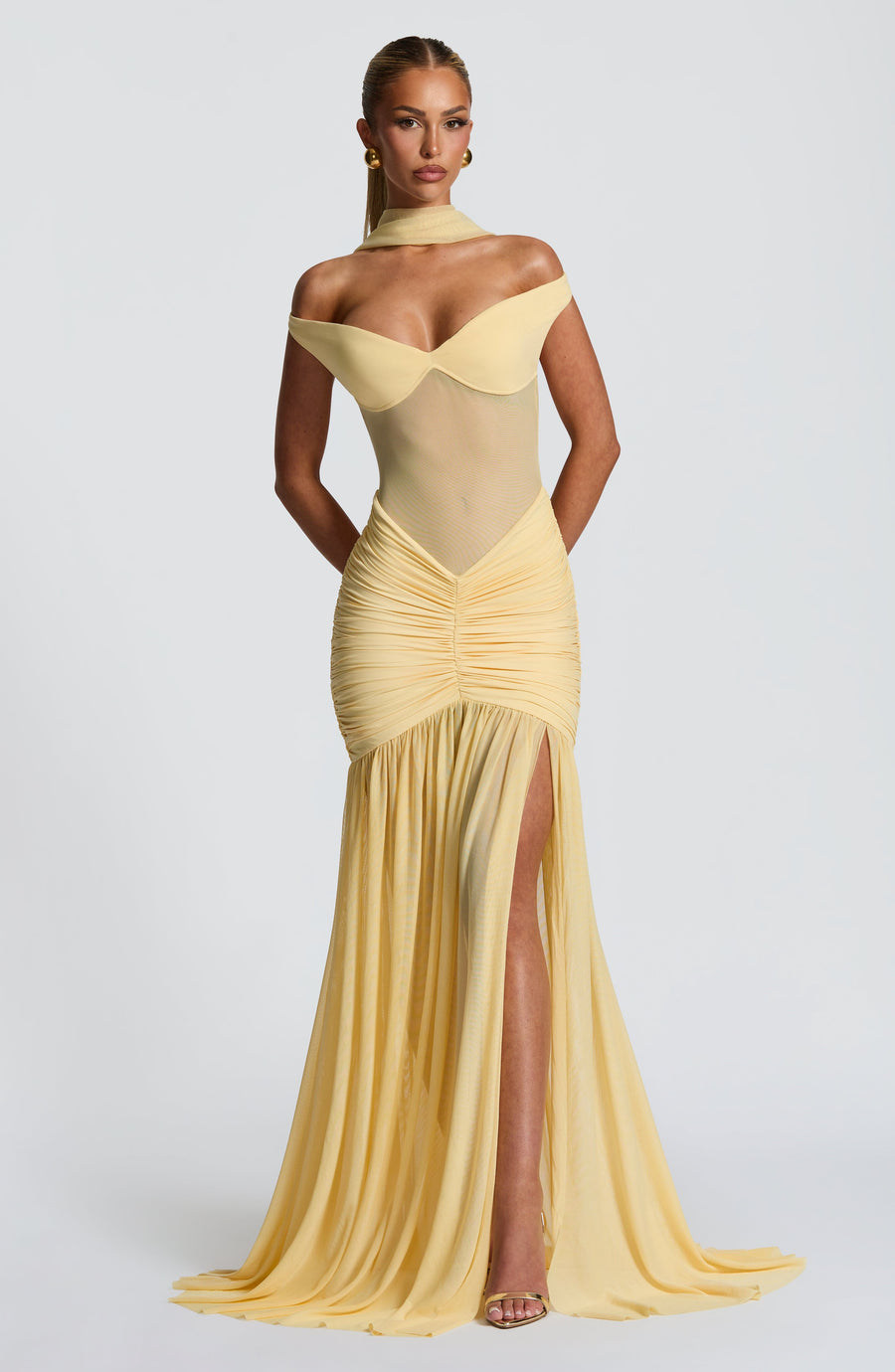 Alaia Maxi Dress - Lemon Alaia Maxi Dress - Lemon