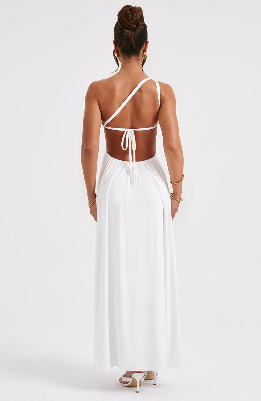 Luvrefashion | Alecia White Maxi Dress in XS - side view