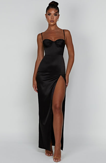 Luvrefashion | Alora Black Maxi Dress in XS - image 10