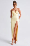 Alora Lemon Maxi Dress