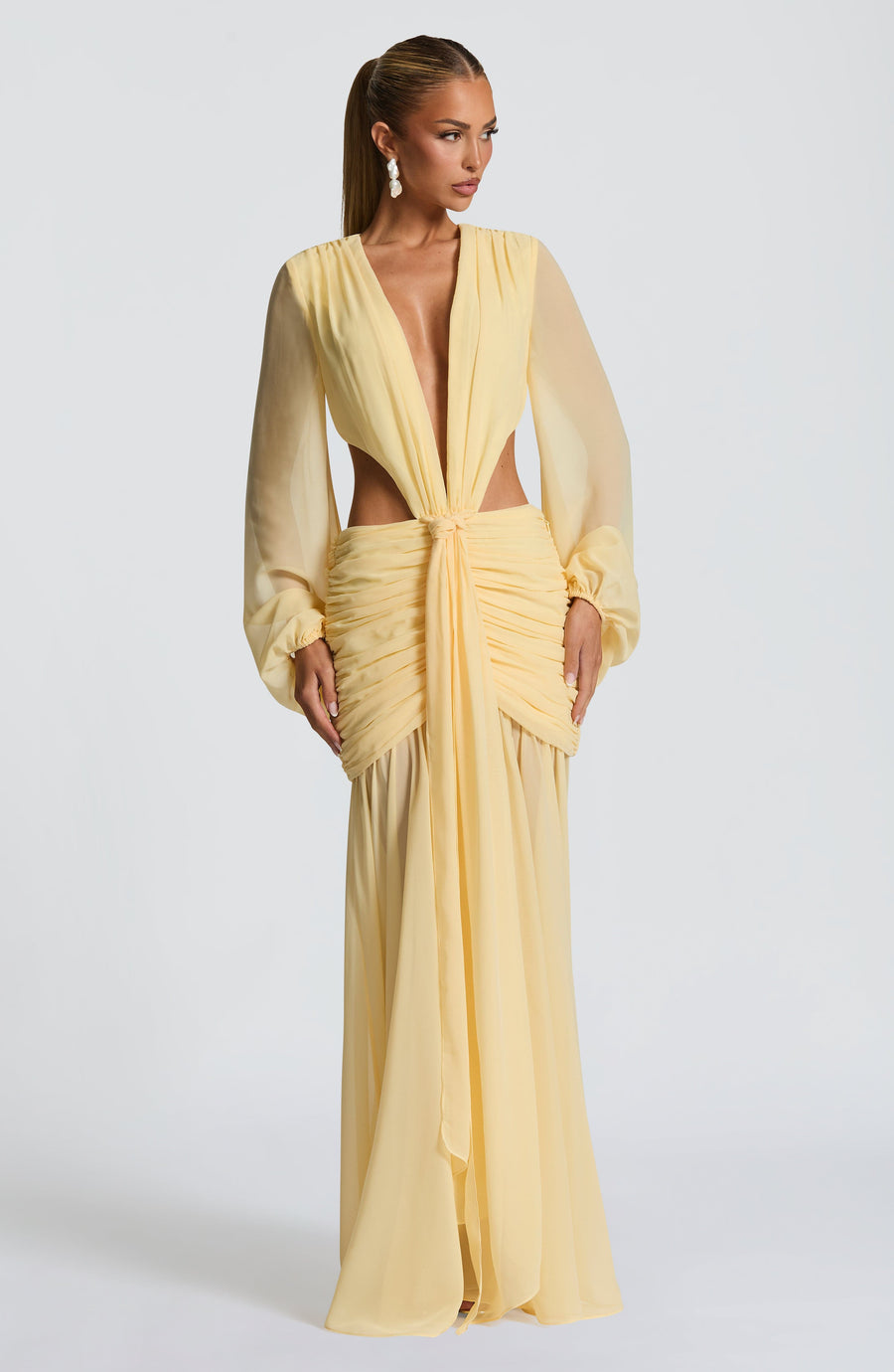 Luvrefashion | Andrina Lemon Maxi Dress in XS - image 6