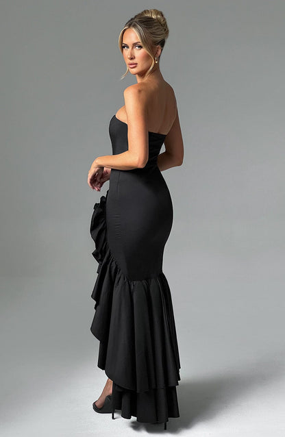 Luvrefashion | Angelina Black Maxi Dress in XS - image 12