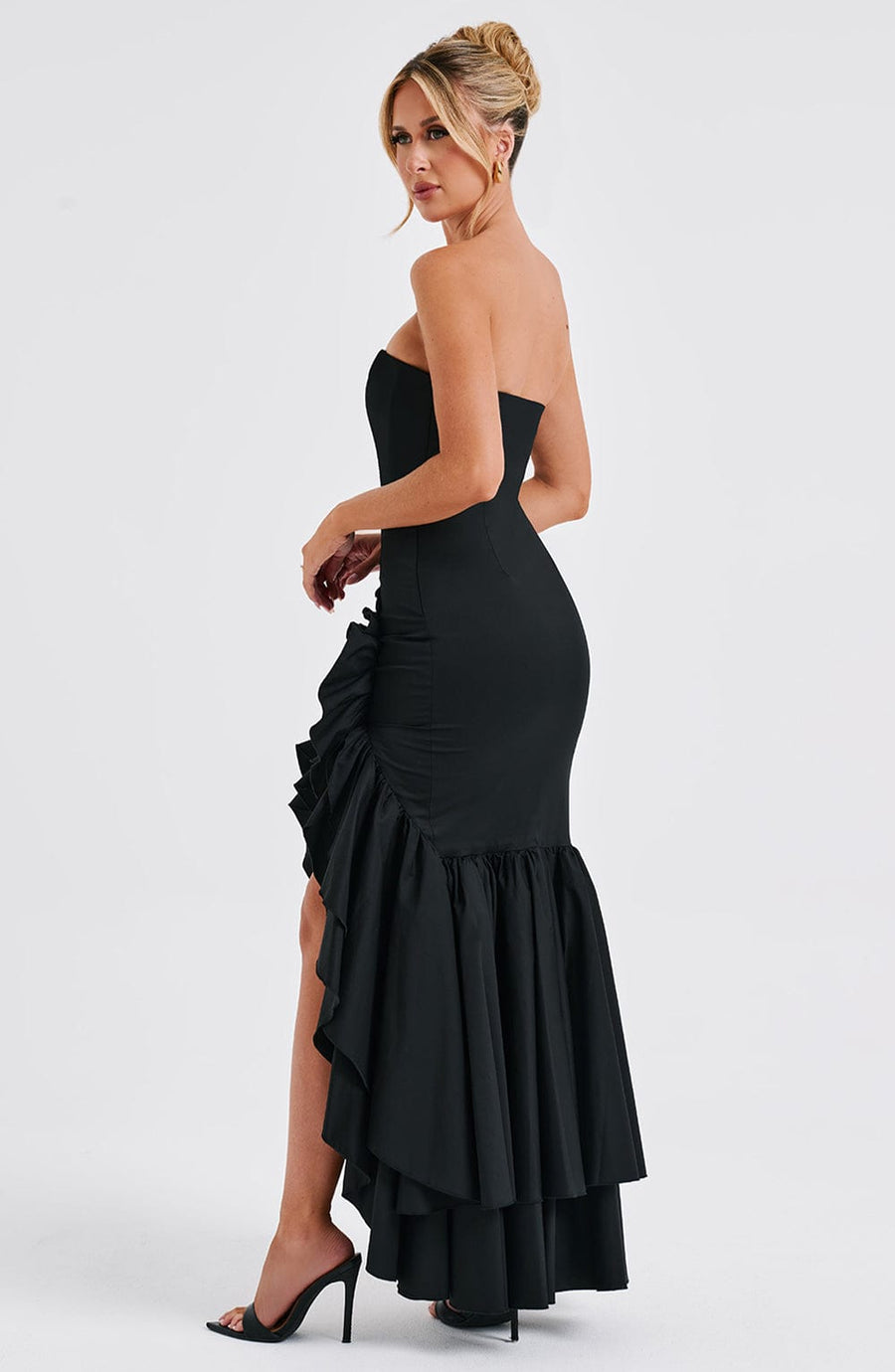 Luvrefashion | Angelina Black Maxi Dress in XS - image 6