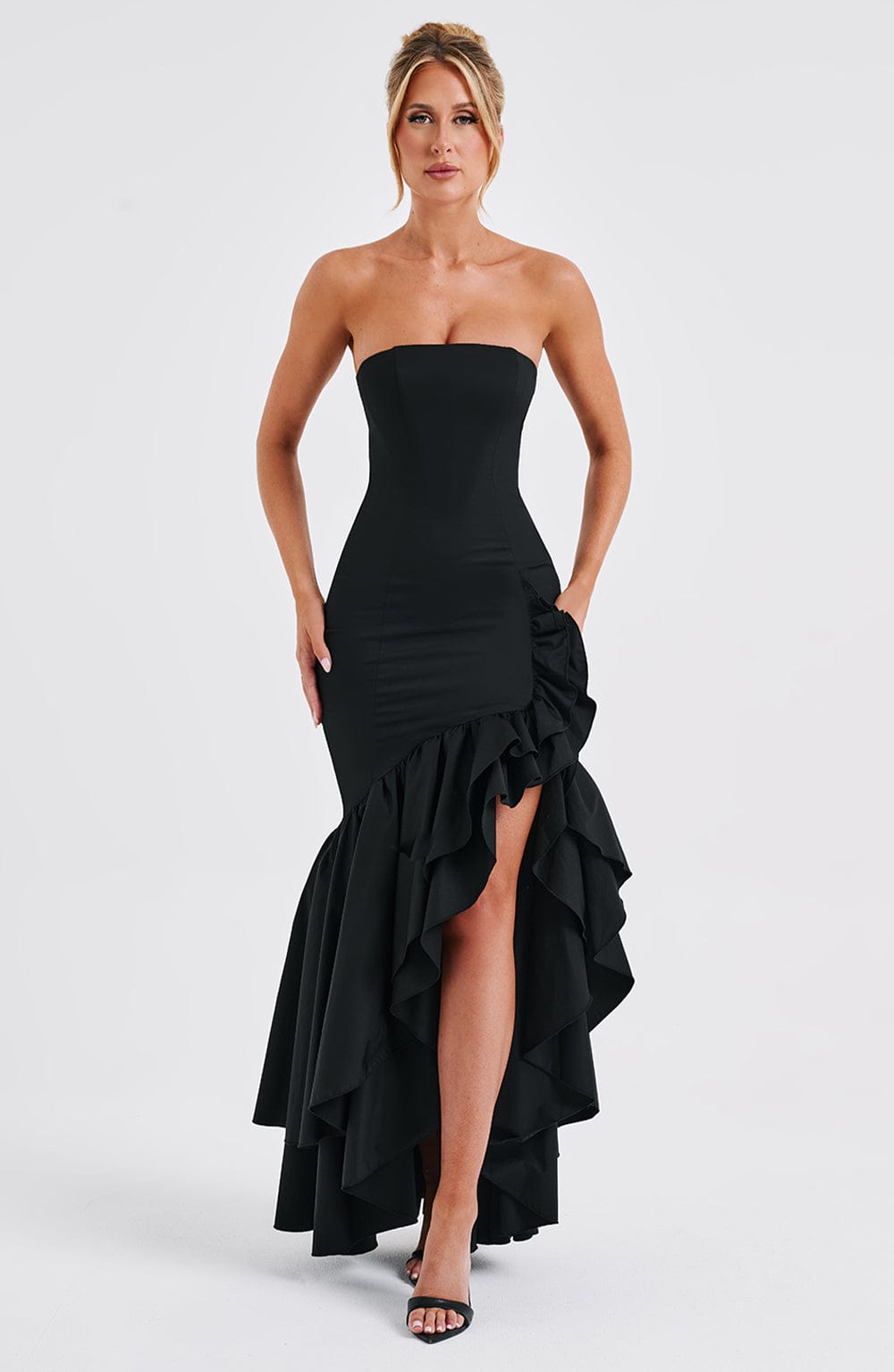 Luvrefashion | Angelina Black Maxi Dress in XS - image 8