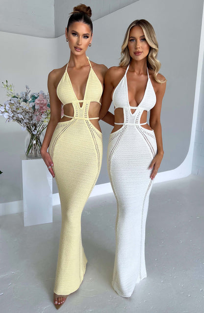 Luvrefashion | Arabella White Maxi Dress in XS - image 6