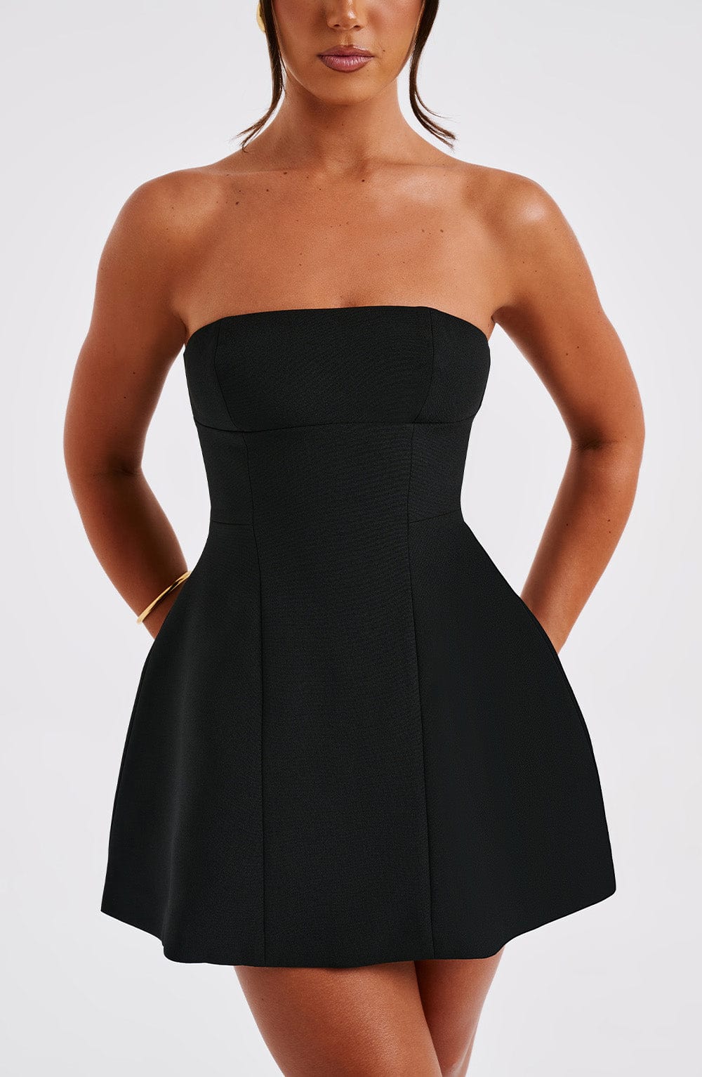 Luvrefashion | Asha Black Mini Dress in XS - image 6
