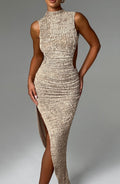 Beige Aphrodite Midi Dress