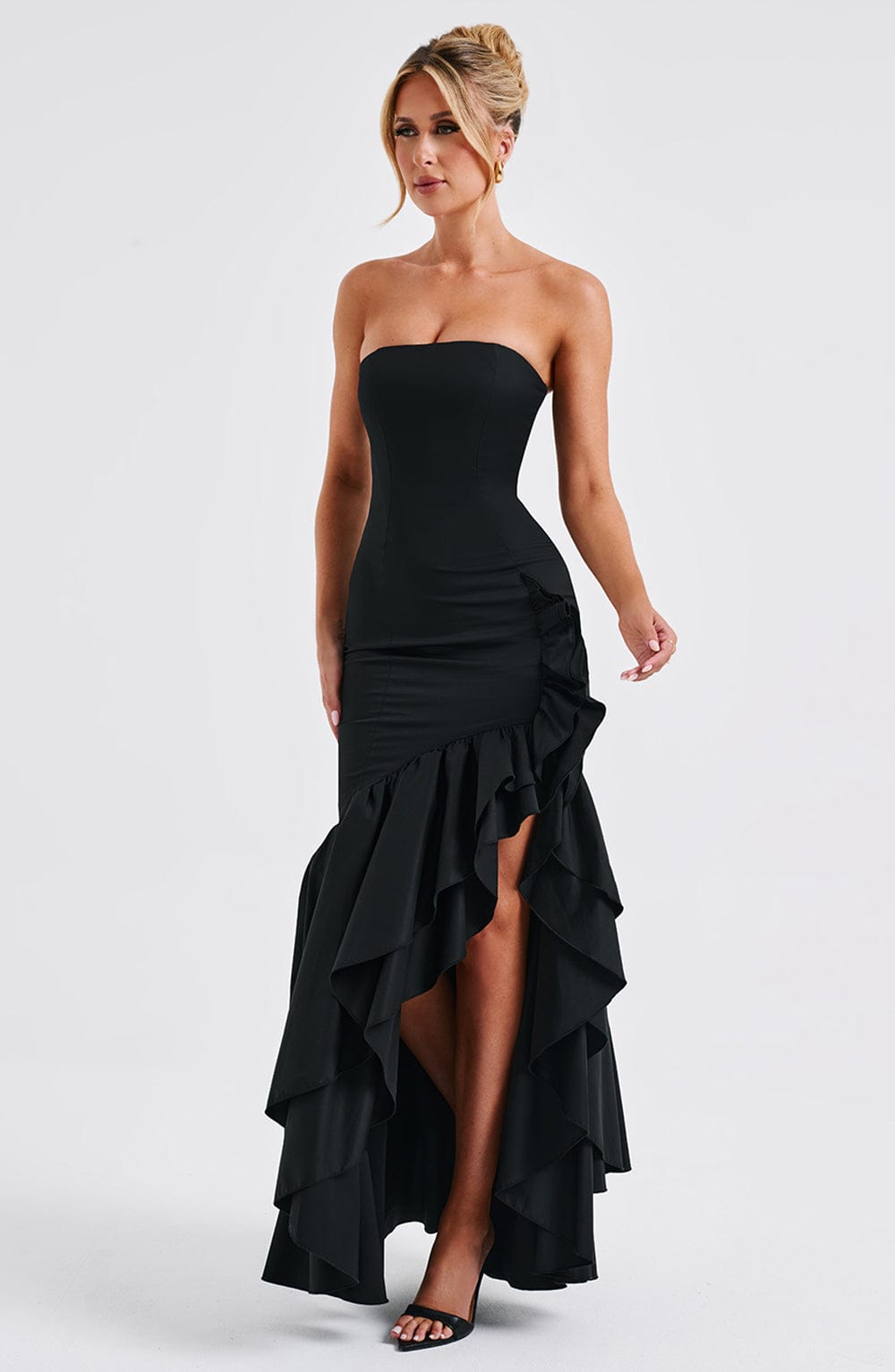 Luvrefashion | Black Angelina Maxi Dress in XS - image 10