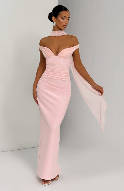 Luvrefashion | Blush Abigail Maxi Dress in XS - image 8