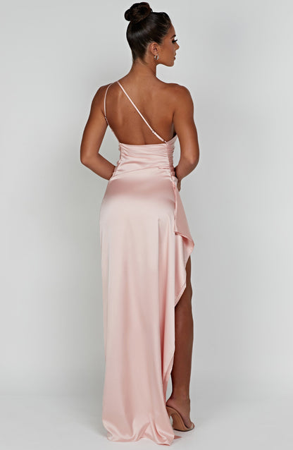 Luvrefashion | Blush Ariel Maxi Dress in XS - back view