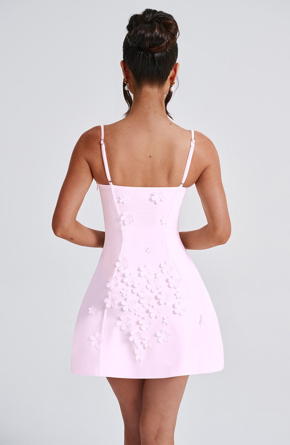 Luvrefashion | Blush Dalary Mini Dress in XS - side view