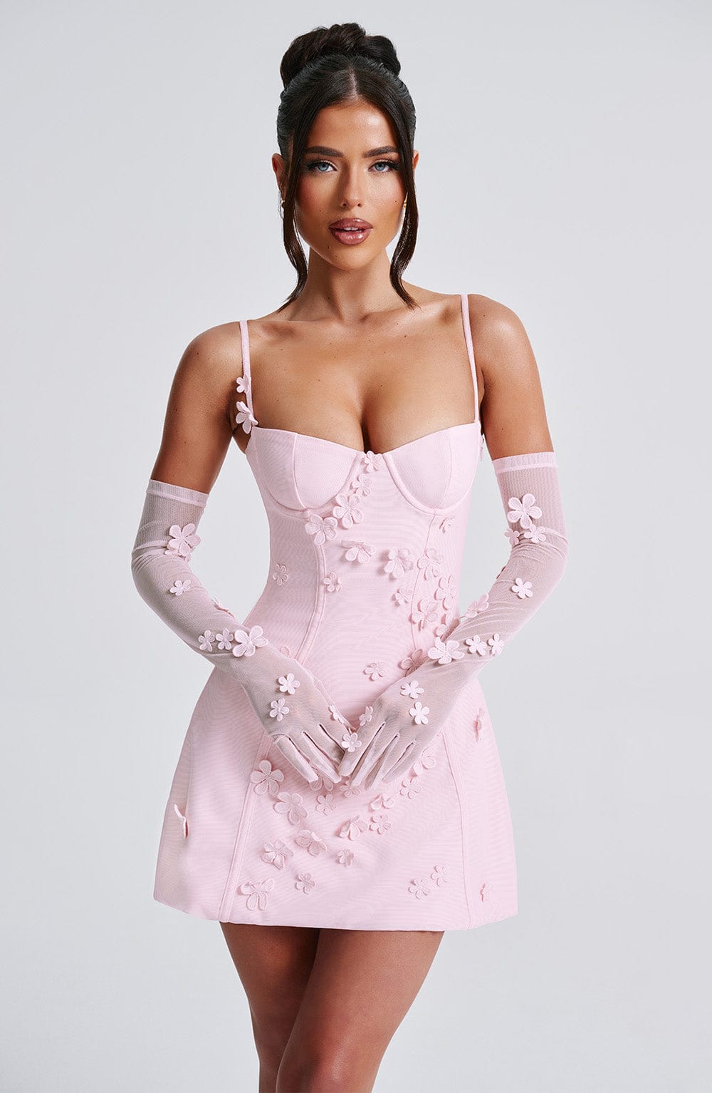 Luvrefashion | Blush Dalary Mini Dress in XS - image 6