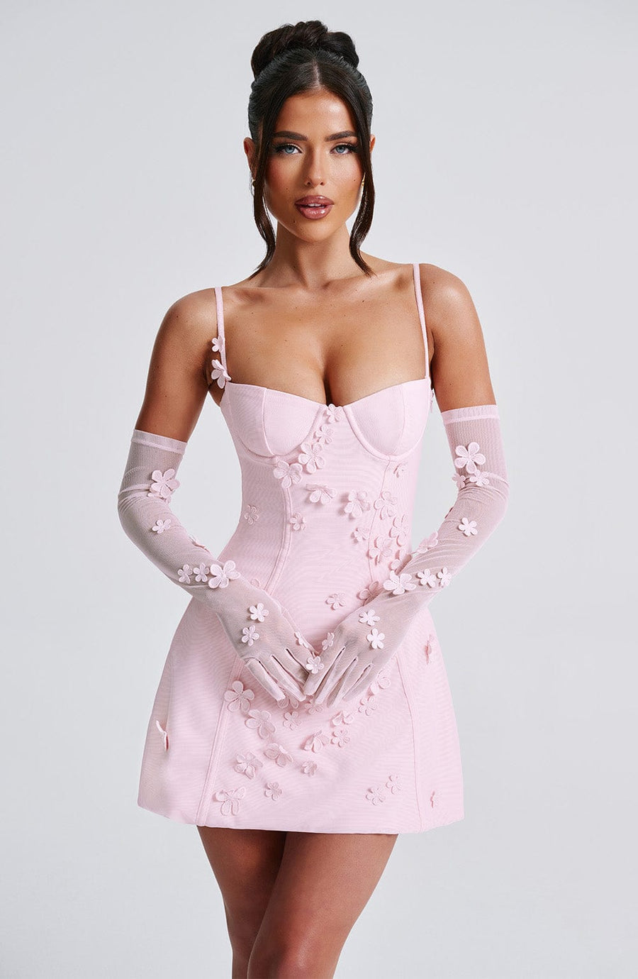 Luvrefashion | Blush Dalary Mini Dress in XS - image 6