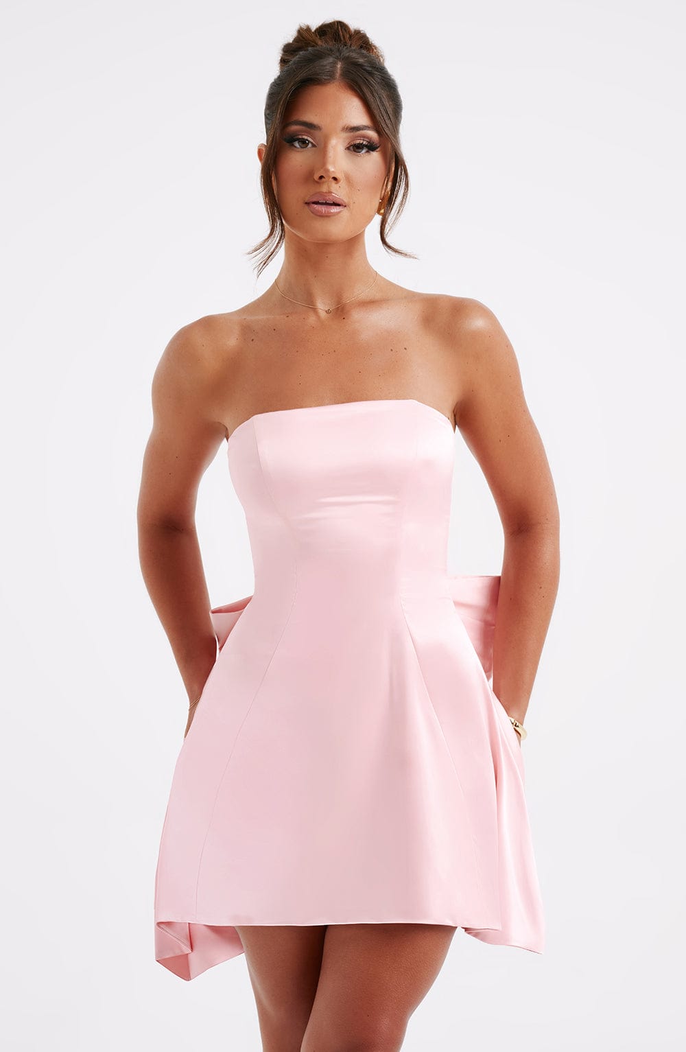 Luvrefashion | Blush Freja Mini Dress in XS - back view