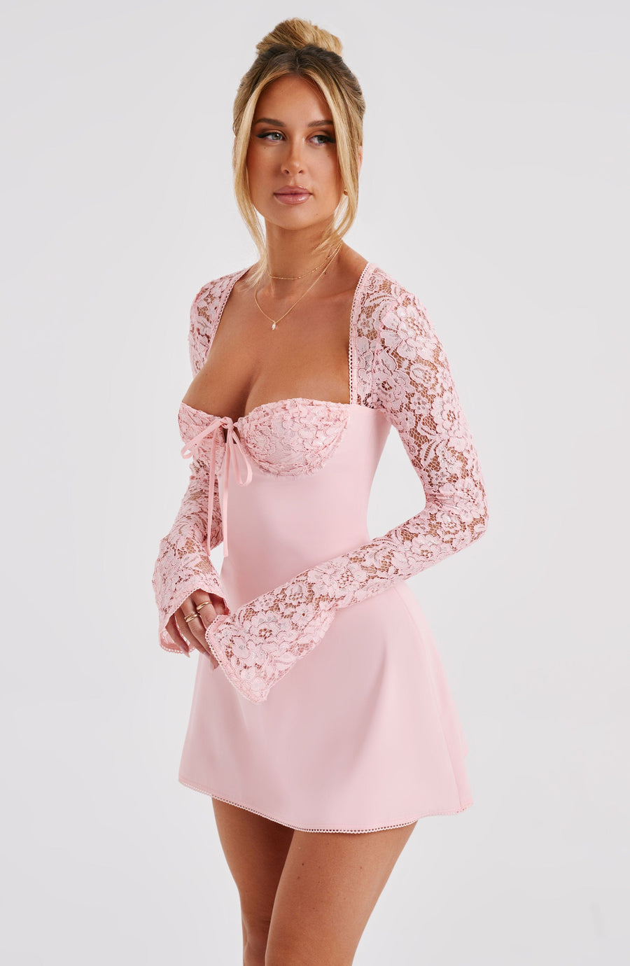 Luvrefashion | Blush Jacinta Mini Dress in XS - image 6