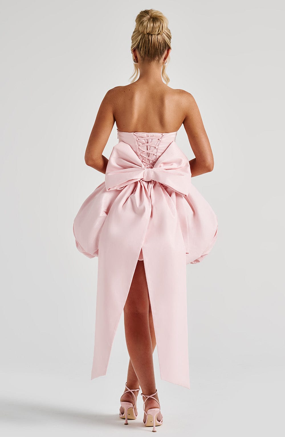 Luvrefashion | Blush Lotus Mini Dress in XS - image 8