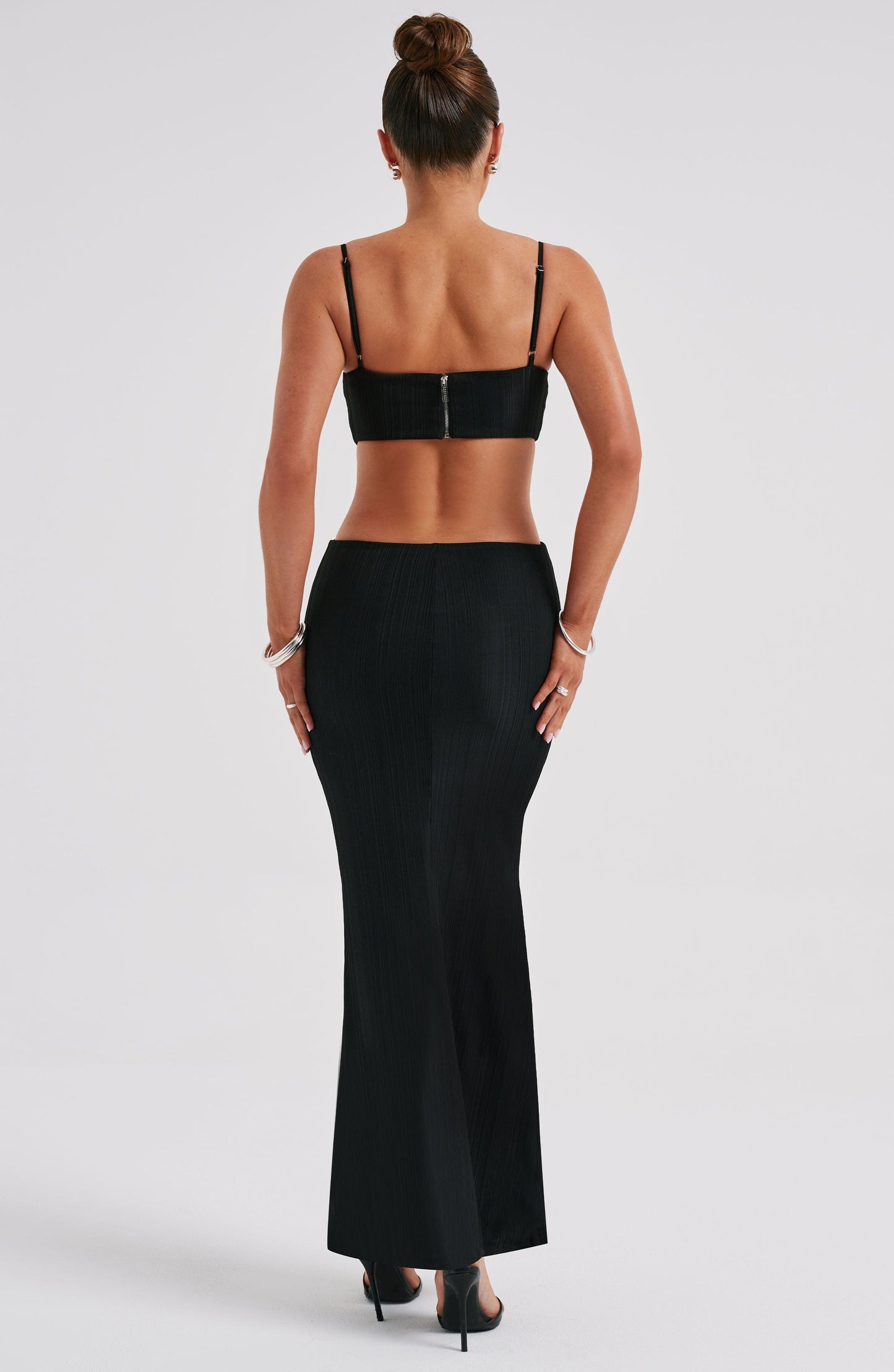 Luvrefashion | Celine Black Maxi Dress in XS - side view