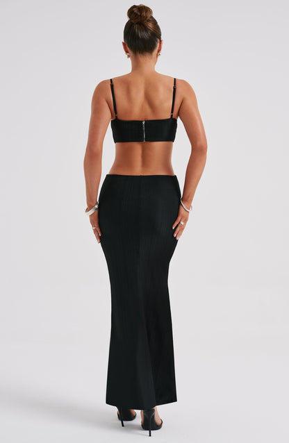 Luvrefashion | Celine Black Maxi Dress in XS - side view