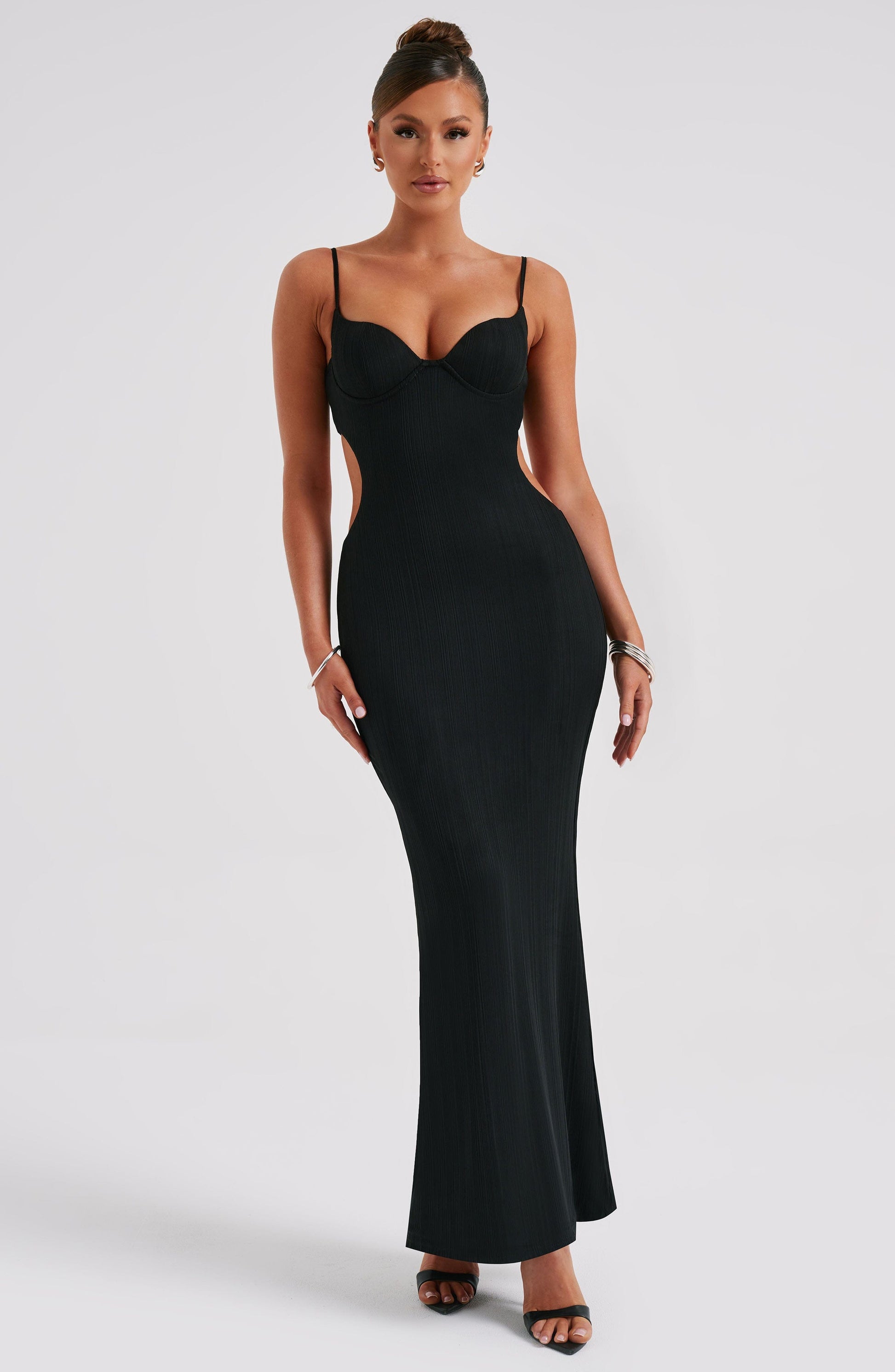 Luvrefashion | Celine Black Maxi Dress in XS - detail view