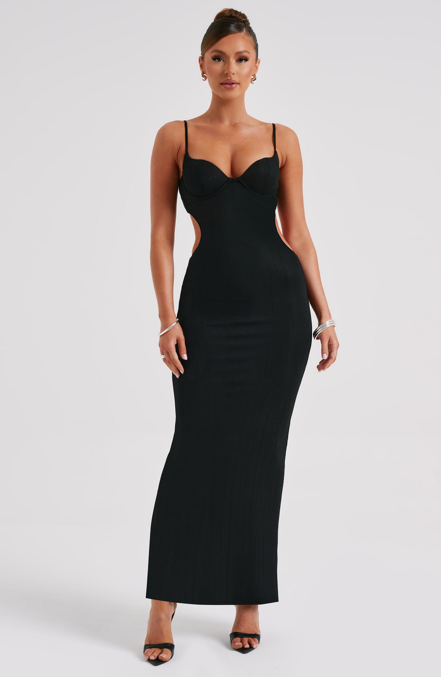 Luvrefashion | Celine Black Maxi Dress in XS - styled look