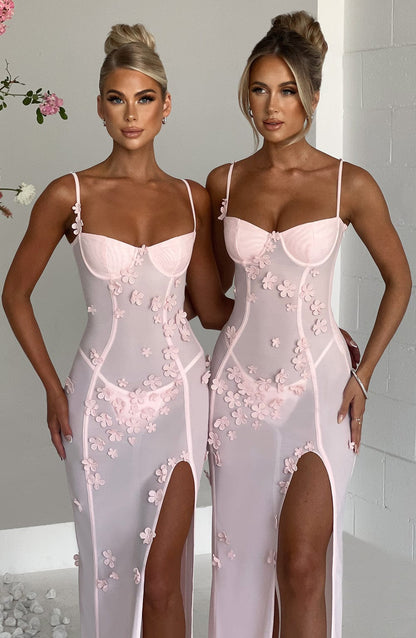 Luvrefashion | Dalary Blush Maxi Dress in XS - image 6