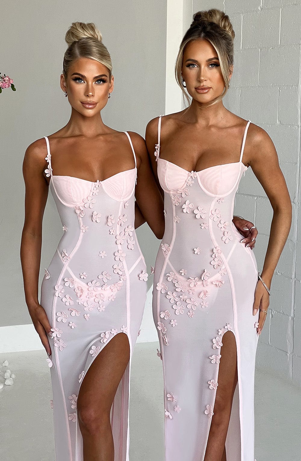 Luvrefashion | Dalary Blush Maxi Dress in XS - image 7
