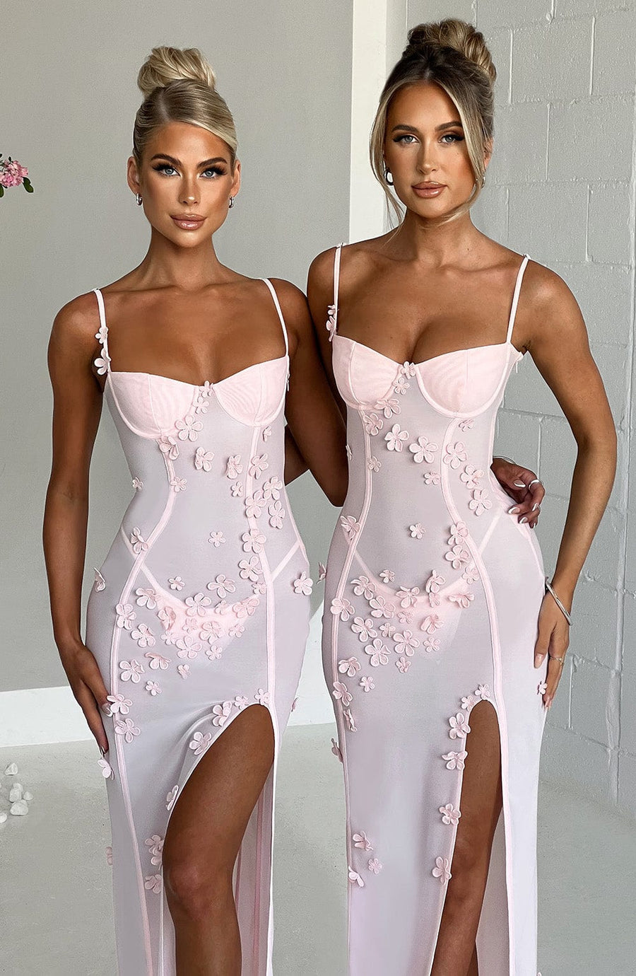 Luvrefashion | Dalary Blush Maxi Dress in XS - image 7