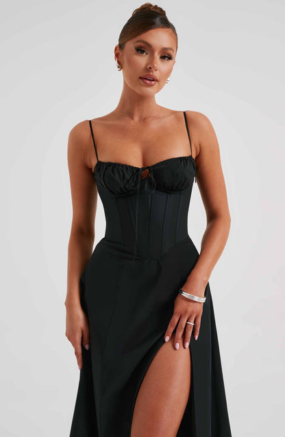 Luvrefashion | Deanna Black Midi Dress in XS - image 12