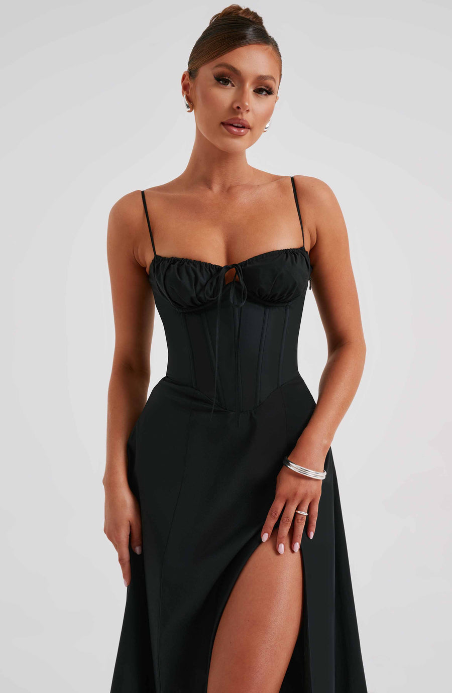 Luvrefashion | Deanna Black Midi Dress in XS - image 12