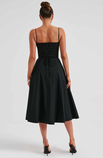 Luvrefashion | Deanna Black Midi Dress in XS - image 7