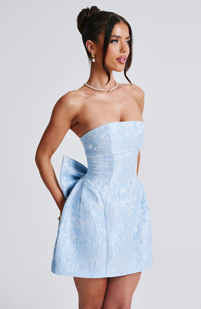 Luvrefashion | Elenora Blue Mini Dress in XS - image 8