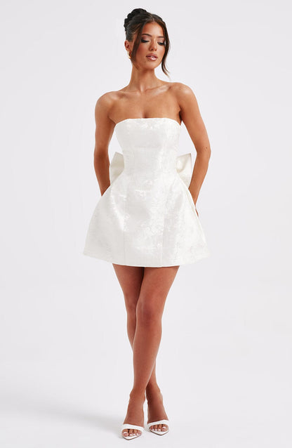 Luvrefashion | Elenora Ivory Mini Dress in XS - image 6