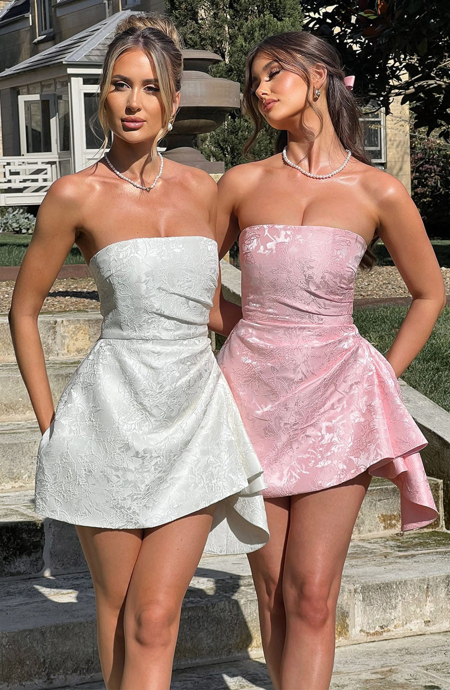 Luvrefashion | Elodie Romper Blush Pink in XS - image 8