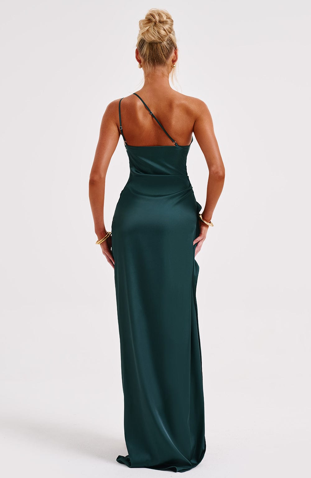 Luvrefashion | Emerald Ariel Maxi Dress in XS - side view