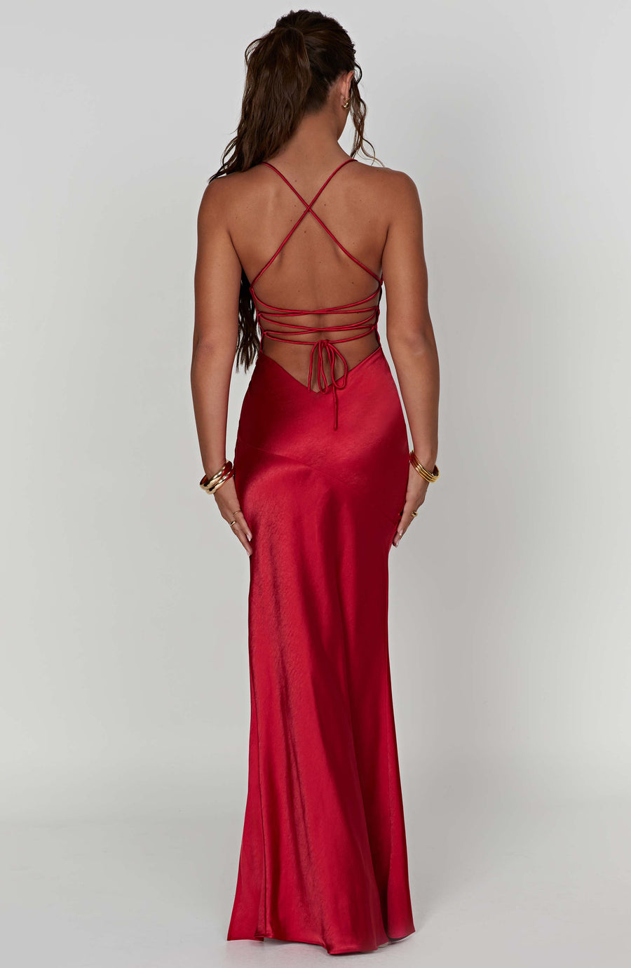 Luvrefashion | Isobel Red Maxi Dress in XS - image 7