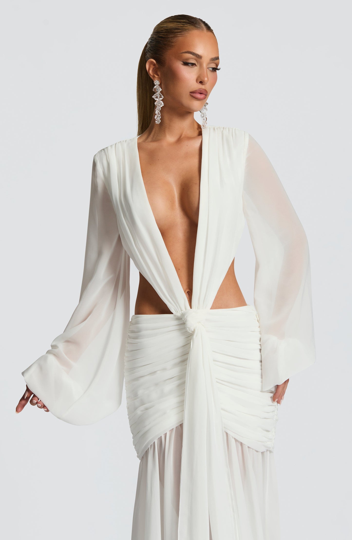Luvrefashion | Ivory Andrina Maxi Dress in XS - image 6