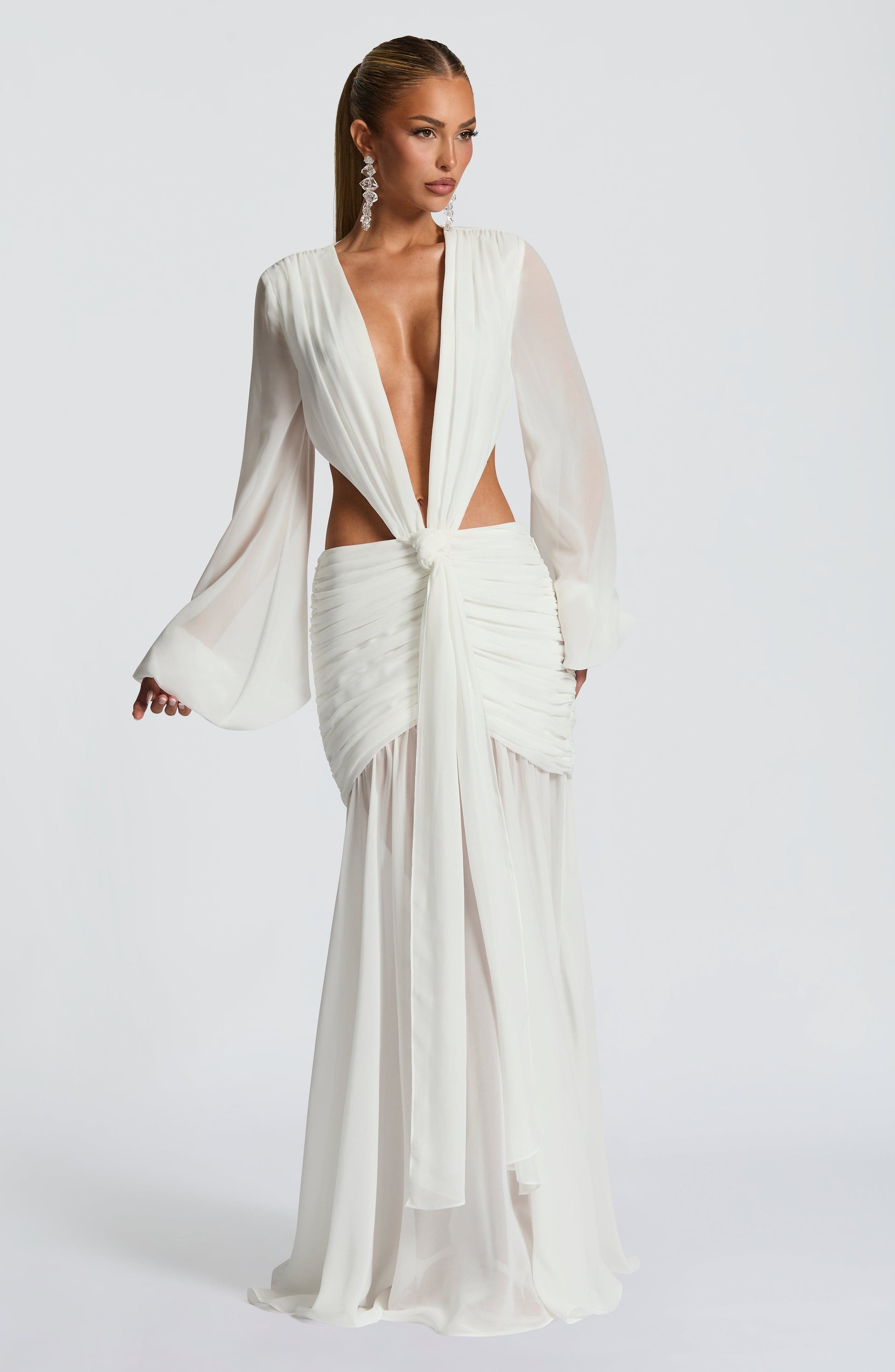 Luvrefashion | Ivory Andrina Maxi Dress in XS - image 7