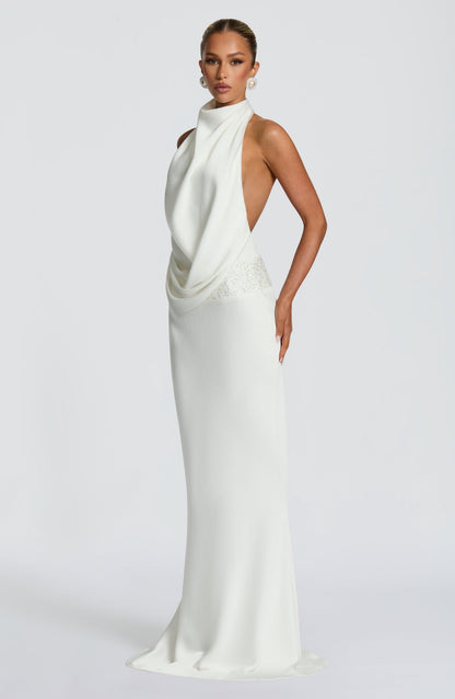 Luvrefashion | Ivory Armelle Maxi Dress in XS - image 10