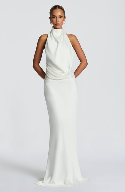 Luvrefashion | Ivory Armelle Maxi Dress in XS - image 9