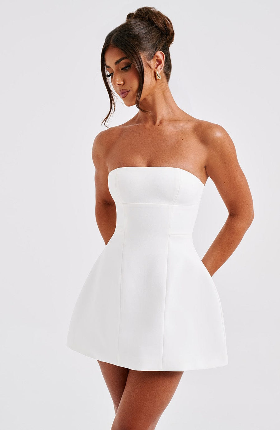 Luvrefashion | Ivory Asha Mini Dress in XS - image 7