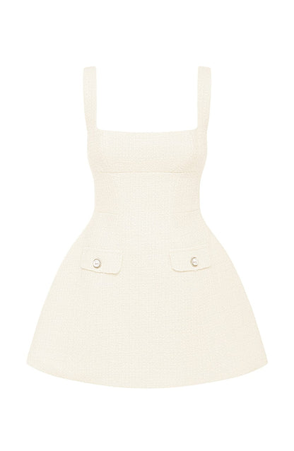 Luvrefashion | Ivory Bessie Mini Dress in XS - image 8