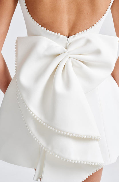 Luvrefashion | Ivory Carrie Mini Dress in XS - image 12