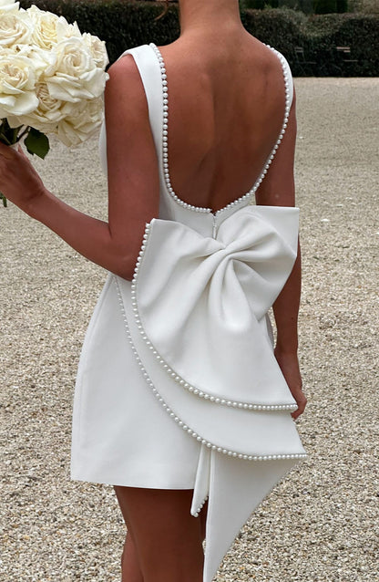 Luvrefashion | Ivory Carrie Mini Dress in XS - image 8